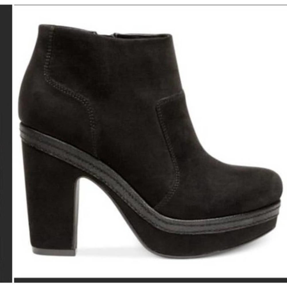 Madden Girl CORRYY BLACK PLATFORM BOOTIE